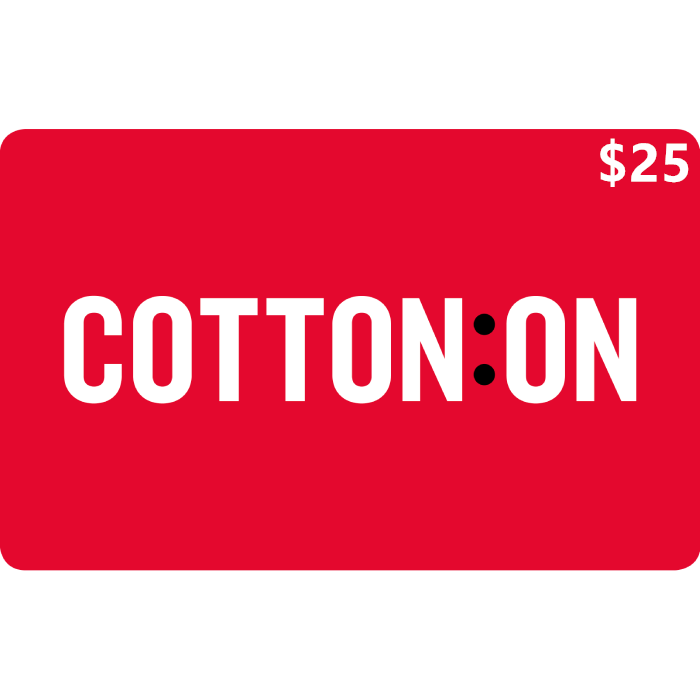 Cotton on gift card where to buy
