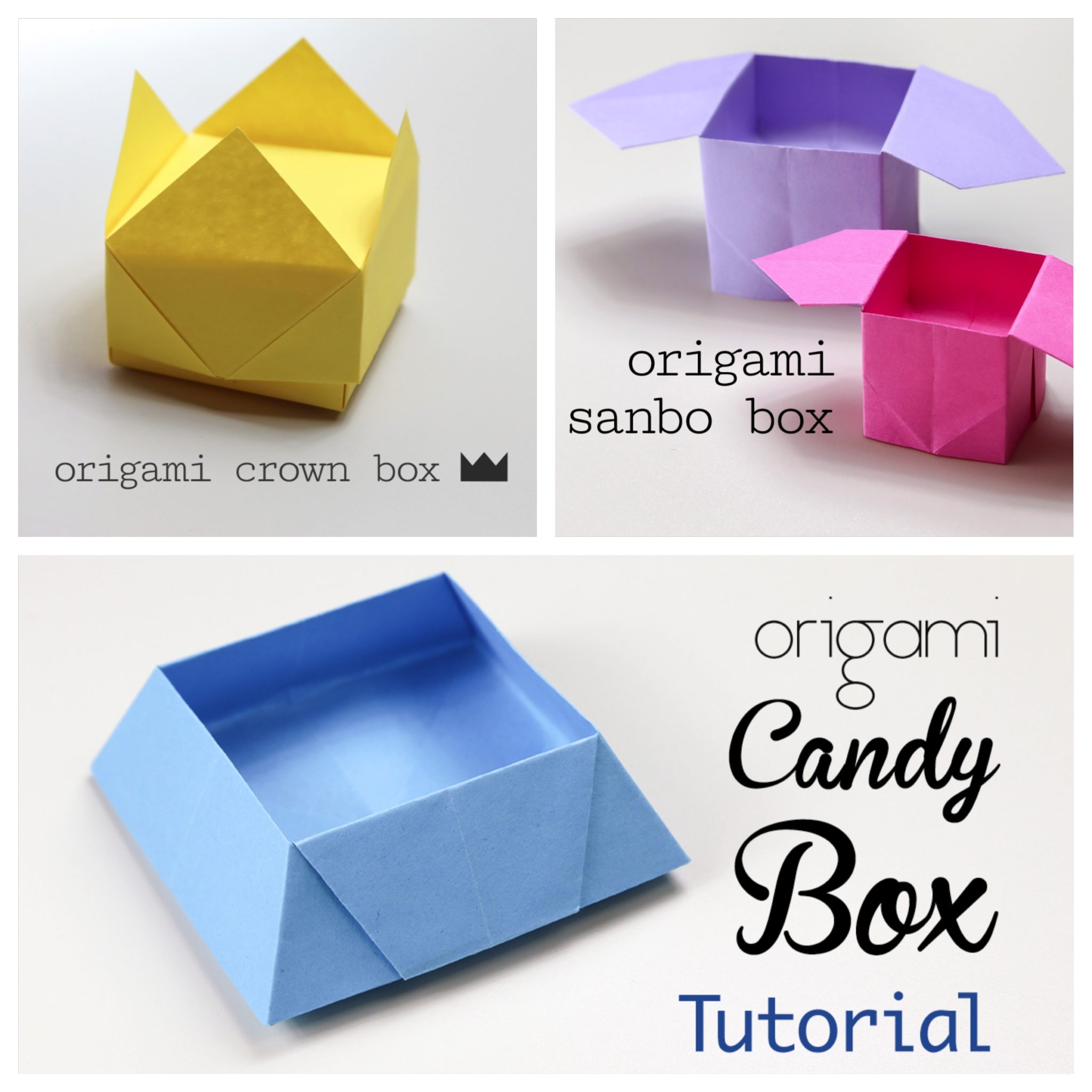 How to make a origami gift box